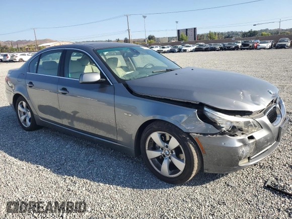 2008 BMW 5 Series 528i with VIN WBANU53588C112681, listed as a Copart auction lot 71921634 with 72,316 mi miles and Salvage Title. Bid and sale history available at DreamBid. Image 4.