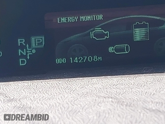 2012 Toyota Prius One with VIN JTDKN3DU5C5507573, listed as a IAAI auction lot 41887602 with 142,708 mi miles. Bid and sale history available at carsss.com. Image 15.