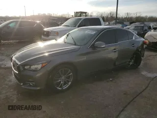 2015 Infiniti Q50 Premium with VIN JN1BV7APXFM356460, listed as a Copart auction lot 46093835 with 149,206 mi miles and Non Repairable. Bid and sale history available at carsss.com. Image 1.