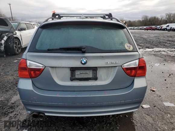 2007 BMW 3 Series 328i with VIN WBAVS13527FX16321, listed as a Copart auction lot 83984964 with 189,655 mi miles and Salvage Title. Bid and sale history available at carsss.com. Image 6.