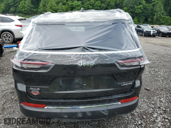2024 Jeep Grand Cherokee Limited with VIN 1C4RJKBG6R8917453, listed as a Copart auction lot 61802885 with 18,544 mi miles and Salvage title. Bid and sale history available at DreamBid. Image 6.