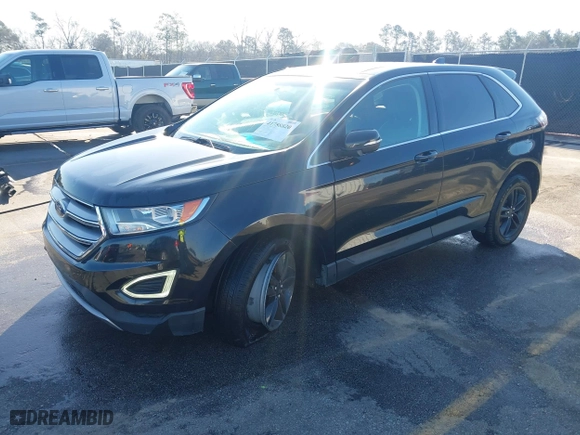 2015 Ford Edge SEL with VIN 2FMTK4J86FBC24301, listed as a IAAI auction lot 41758820 with 94,915 mi miles. Bid and sale history available at carsss.com. Image 17.