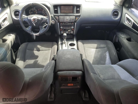 2016 Nissan Pathfinder S with VIN 5N1AR2MNXGC606826, listed as a Copart auction lot 49834535 with 139310 miles and Salvage Title. Bid and sale history available at carsss.com. Image 8.