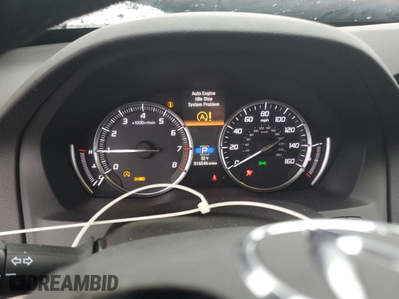 2020 Acura MDX w/Advance Pkg with VIN 5J8YD4H88LL018811, listed as a Copart auction lot 79885424 with 16,546 mi miles and Salvage Title. Bid and sale history available at carsss.com. Image 9.