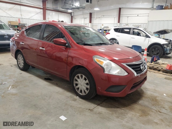 2016 Nissan Versa SV with VIN 3N1CN7AP6GL886053, listed as a Copart auction lot 52039165 with 88,264 mi miles and Non Repairable. Bid and sale history available at carsss.com. Image 4.