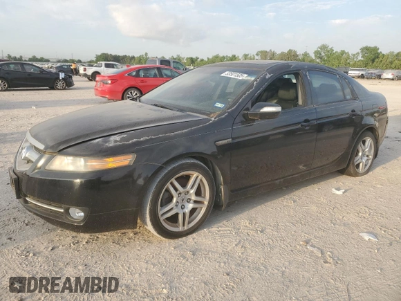 2007 Acura TL with VIN 19UUA66287A045137, listed as a Copart auction lot 53501505 with 91,156 mi miles and Clean Title. Bid and sale history available at carsss.com. Image 1.