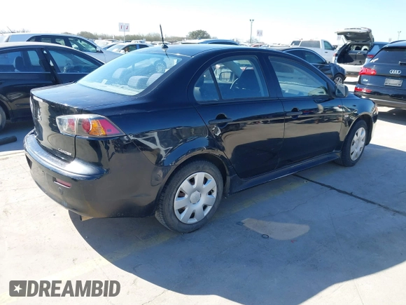 2010 Mitsubishi Lancer DE with VIN JA32U1FU1AU030470, listed as a IAAI auction lot 41389604 with 78,990 mi miles. Bid and sale history available at carsss.com. Image 4.