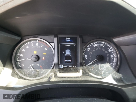 2019 Toyota Tacoma SR z VIN 3TMCZ5AN1KM263494, wystawiony jako Copart lot #54710695 z przebiegiem 57 216 mil mil oraz Szkoda całkowita • Salvage title. Historia ofert i sprzedaży dostępna na DreamBid. Obrazek 9.