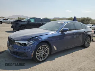 2020 BMW 5 Series 530e with VIN WBAJA9C01LCE55217, listed as a Copart auction lot 71109834 with Not Provided miles and Salvage Title. Bid and sale history available at carsss.com. Image 1.
