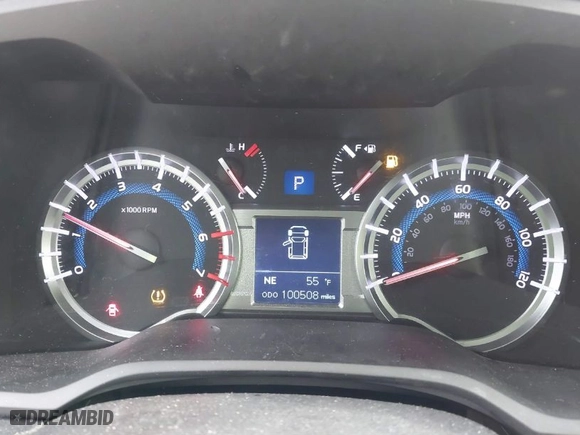 2018 Toyota 4Runner SR5 with VIN JTEBU5JR7J5583318, listed as a IAAI auction lot 41442940 with 100,508 mi miles. Bid and sale history available at carsss.com. Image 7.