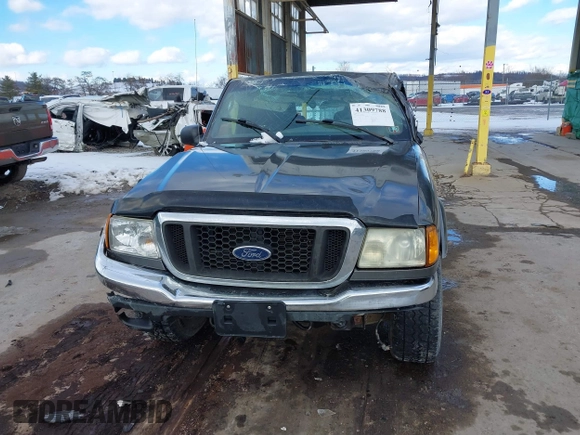 2005 Ford Ranger XL with VIN 1FTZR15E45PA00430, listed as a IAAI auction lot 41309788 with 249,848 mi miles. Bid and sale history available at carsss.com. Image 6.