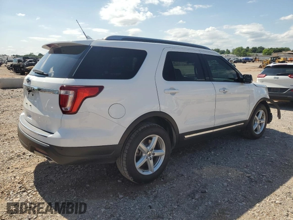 2018 Ford Explorer XLT with VIN 1FM5K7D88JGA55020, listed as a Copart auction lot 60203595 with 82,679 mi miles and Salvage title. Bid and sale history available at DreamBid. Image 3.