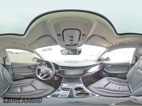 2019 Audi Q8 Premium with VIN WA1AVAF19KD009877, listed as a Copart auction lot 56473205 with Not provided miles and Salvage title. Bid and sale history available at DreamBid. Image 16.