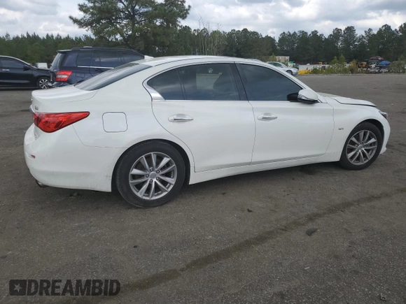 2017 Infiniti Q50 Signature Edition with VIN JN1EV7APXHM736348, listed as a Copart auction lot 51352315 with 159,434 mi miles and Salvage Title. Bid and sale history available at DreamBid. Image 3.