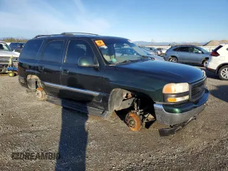 2001 GMC Yukon SLT with VIN 1GKEK13T31R208399, listed as a Copart auction lot 86766334 with 0 mi miles and Salvage Title. Bid and sale history available at carsss.com. Image 4.