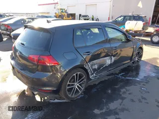 2017 Volkswagen Golf GTI S with VIN 3VW5T7AU0HM063368, listed as a IAAI auction lot 41074433 with 74,179 mi miles. Bid and sale history available at carsss.com. Image 4.