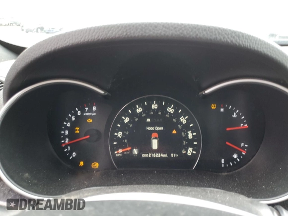 2015 Kia Sorento SX with VIN 5XYKWDA78FG597251, listed as a Copart auction lot 46836475 with 216,224 mi miles and Clean Title. Bid and sale history available at carsss.com. Image 9.