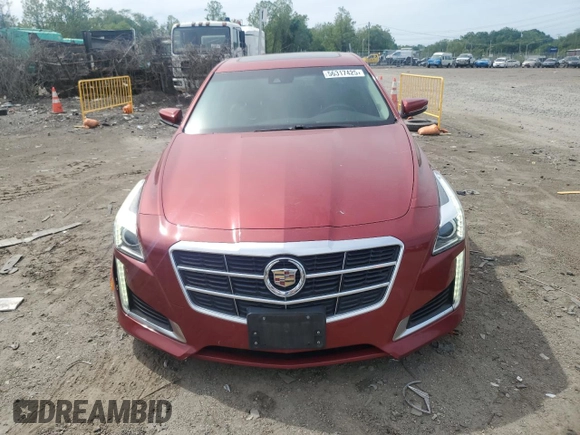 2014 Cadillac CTS Luxury AWD with VIN 1G6AX5SX0E0154757, listed as a Copart auction lot 56317425 with 156,719 mi miles and Salvage title. Bid and sale history available at DreamBid. Image 5.