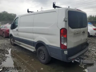 2018 Ford Transit Van with VIN 1FTYR1YM4JKA53750, listed as a Copart auction lot 74674554 with 0 mi miles and Salvage Title. Bid and sale history available at carsss.com. Image 2.