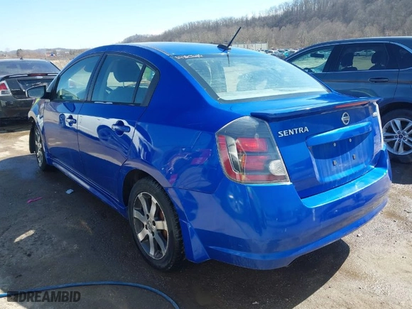 2012 Nissan Sentra 2.0 SR with VIN 3N1AB6AP9CL672498, listed as a IAAI auction lot 41711125 with 164,395 mi miles. Bid and sale history available at carsss.com. Image 3.