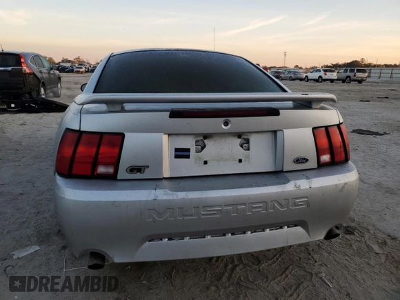 2001 Ford Mustang GT Deluxe with VIN 1FAFP42X01F189552, listed as a Copart auction lot 42989285 with Not provided miles and Salvage title. Bid and sale history available at DreamBid. Image 6.