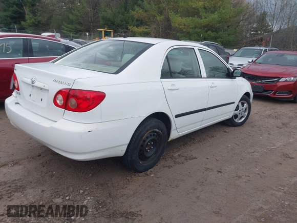 2005 Toyota Corolla CE with VIN JTDBR32E952053414, listed as a IAAI auction lot 42186389 with Not Provided miles and . Bid and sale history available at DreamBid. Image 4.