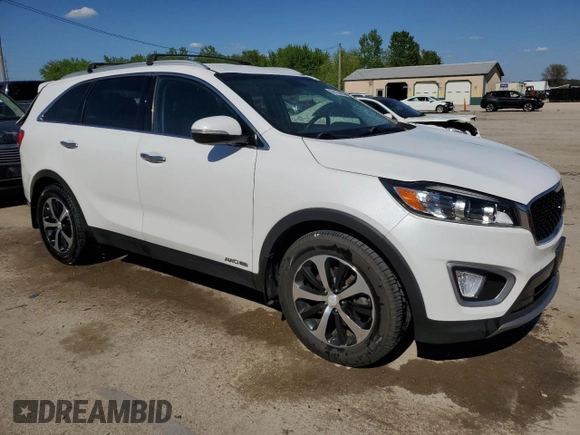 2017 Kia Sorento EX z VIN 5XYPHDA59HG290348, wystawiony jako Copart lot #56128965 z przebiegiem 105 145 mil mil oraz Szkoda całkowita • Salvage title. Historia ofert i sprzedaży dostępna na DreamBid. Obrazek 4.