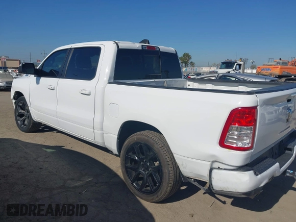 2020 Ram 1500 Big Horn with VIN 1C6SRFFT8LN397491, listed as a IAAI auction lot 42543417 with 74,639 mi miles and . Bid and sale history available at DreamBid. Image 3.