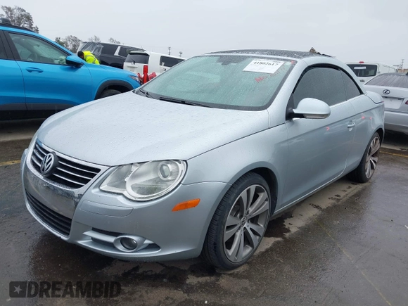 2008 Volkswagen Eos 3.2L with VIN WVWDB71F08V036745, listed as a IAAI auction lot 41802617 with 60,132 mi miles and . Bid and sale history available at DreamBid. Image 2.