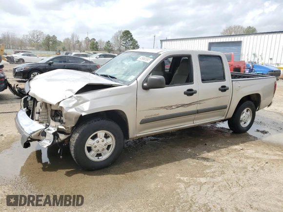 2005 Chevrolet Colorado 1SB LS Z85 with VIN 1GCCS136758221598, listed as a Copart auction lot 48968995 with 147,186 mi miles and Salvage Title. Bid and sale history available at carsss.com. Image 1.