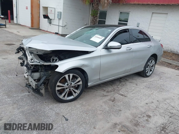 2018 Mercedes-Benz C 300 with VIN WDDWF4KB6JR398171, listed as a IAAI auction lot 42444653 with Not provided miles and . Bid and sale history available at DreamBid. Image 2.