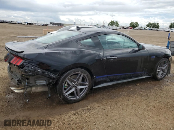2024 Ford Mustang GT with VIN 1FA6P8CF3R5432009, listed as a Copart auction lot 62908115 with 22,552 mi miles and Salvage title. Bid and sale history available at DreamBid. Image 3.