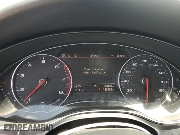 2013 Audi A6 Premium Plus z VIN WAUGFAFC4DN040303, wystawiony jako Copart lot #57276465 z przebiegiem 126 493 mil mil oraz Czysty tytuł • Clean title. Historia ofert i sprzedaży dostępna na DreamBid. Obrazek 9.