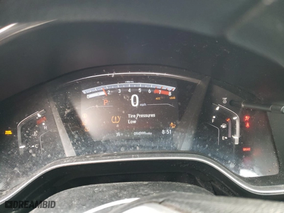2019 Honda CR-V EX with VIN 2HKRW2H50KH631175, listed as a Copart auction lot 49629105 with 94,999 mi miles and Salvage Title. Bid and sale history available at carsss.com. Image 9.