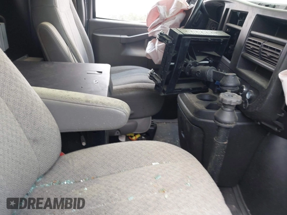 2019 Chevrolet Express Cargo Van with VIN 1GCWGAFP2K1347973, listed as a IAAI auction lot 41991559 with 70,050 mi miles. Bid and sale history available at carsss.com. Image 5.