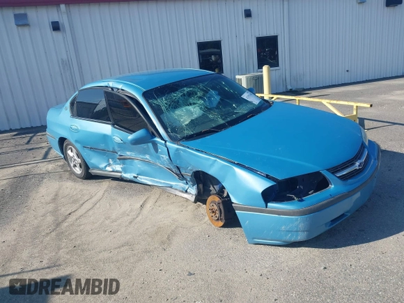 2003 Chevrolet Impala z VIN 2G1WF52E639274109, wystawiony jako IAAI lot #42351341 z przebiegiem Nie podano mil oraz . Historia ofert i sprzedaży dostępna na DreamBid. Obrazek 1.