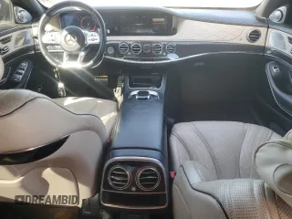 2018 Mercedes-Benz S 63 AMG with VIN WDDUG8JB6JA418611, listed as a Copart auction lot 74200443 with 43,380 mi miles and . Bid and sale history available at DreamBid. Image 8.