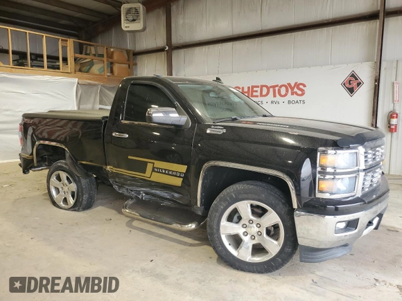 2015 Chevrolet Silverado 1500 LT with VIN 1GCNKREC3FZ433761, listed as a Copart auction lot 49672965 with 52,155 mi miles and Salvage Title. Bid and sale history available at carsss.com. Image 4.