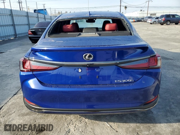 2024 Lexus ES 300h with VIN 58ABA1C12RU040283, listed as a Copart auction lot 45994225 with 5,736 mi miles and Non repairable. Bid and sale history available at DreamBid. Image 6.