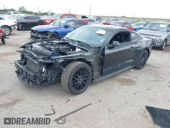2021 Ford Mustang GT with VIN 1FA6P8CF8M5137318, listed as a IAAI auction lot 41934683 with 62,473 mi miles and . Bid and sale history available at DreamBid. Image 17.