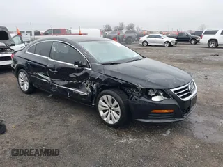 2012 Volkswagen CC Sport with VIN WVWMN7AN4CE507707, listed as a IAAI auction lot 41503755 with 160,255 mi miles. Bid and sale history available at carsss.com. Image 1.