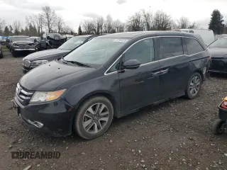 2014 Honda Odyssey Touring с VIN 5FNRL5H9XEB056180, выставлен на аукционе Copart как лот 47781575 с пробегом 142 707 миль миль и Списание • Salvage title. История ставок и продаж доступна на DreamBid. Изображение 1.