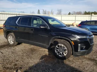 2022 Chevrolet Traverse LS with VIN 1GNERFKW6NJ166435, listed as a Copart auction lot 44953385 with 73,010 mi miles and Salvage Title. Bid and sale history available at carsss.com. Image 4.