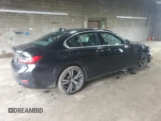 2022 BMW 3 Series 330i xDrive with VIN 3MW5R7J07N8C52051, listed as a Copart auction lot 59055745 with Not provided miles and Salvage title. Bid and sale history available at DreamBid. Image 3.