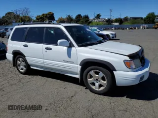 2002 Subaru Forester S w/Premium Pkg with VIN JF1SF65622H712267, listed as a Copart auction lot 50422135 with 106,196 mi miles and Salvage Title. Bid and sale history available at carsss.com. Image 4.