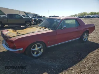 1968 Ford Mustang z VIN 8T01C111134, wystawiony jako Copart lot #57149315 z przebiegiem Nie podano mil oraz Tytuł czysty. Historia ofert i sprzedaży dostępna na DreamBid. Obrazek 1.
