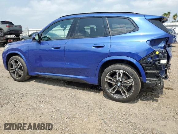 2024 BMW X1 xDrive28i with VIN WBX73EF06R5007063, listed as a Copart auction lot 56143075 with 2,947 mi miles and Salvage title. Bid and sale history available at DreamBid. Image 2.