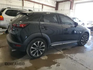 2019 Mazda CX-3 Grand Touring z VIN JM1DKDD72K1401203, wystawiony jako Copart lot #56408335 z przebiegiem 62 923 mil mil oraz Szkody całkowita. Historia ofert i sprzedaży dostępna na DreamBid. Obrazek 3.