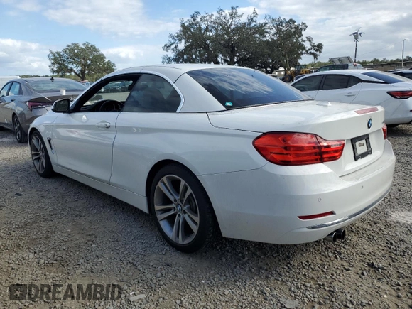 2016 BMW 4 Series 428i with VIN WBA3V7C54G5A27939, listed as a Copart auction lot 80689834 with 66,698 mi miles and Salvage title. Bid and sale history available at DreamBid. Image 2.