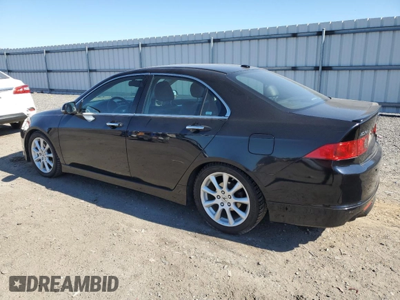 2006 Acura TSX Navi with VIN JH4CL95956C024784, listed as a Copart auction lot 76400464 with 185,064 mi miles and Clean title. Bid and sale history available at DreamBid. Image 2.